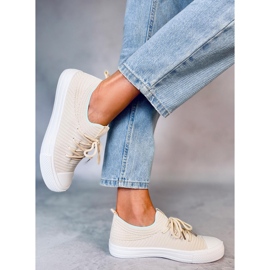 BM Bruni LT.BEŽ ženske čarape tenisice 1