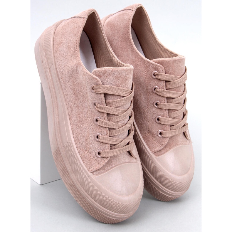 BM Curtis kaki tenisice s platformom bež 1