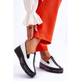 S.Barski Ženske natikače kožne tenisice Bijele Nathalie bijela 2