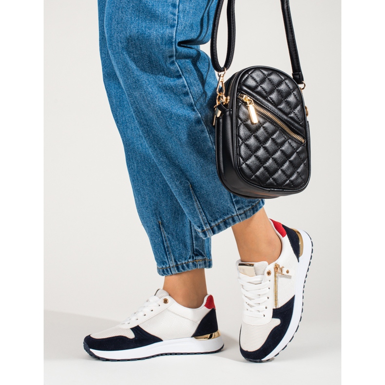 Udobne ženske sportske cipele Shelovet bijele boje bijela 2