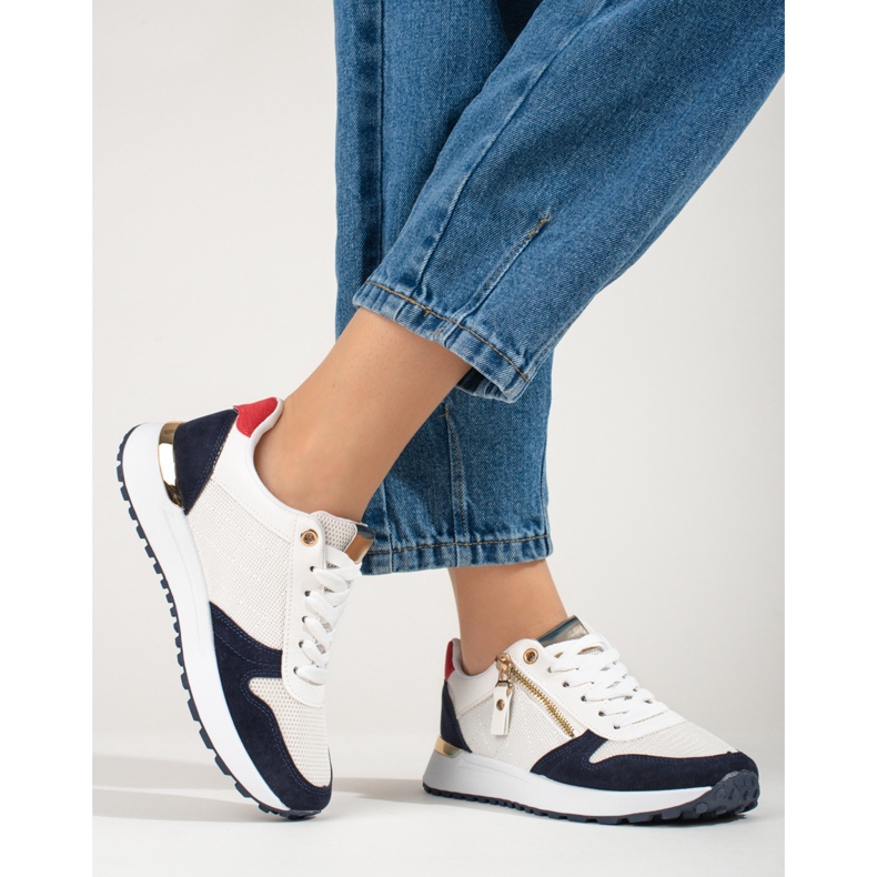 Udobne ženske sportske cipele Shelovet bijele boje bijela 1