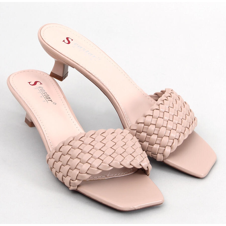 BM Arritola Apricot sandale na nisku petu bež 1