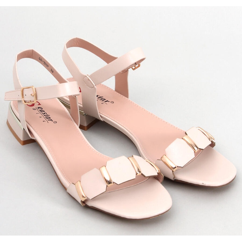 Seastar Clary Beige sandale na nisku petu bež 1