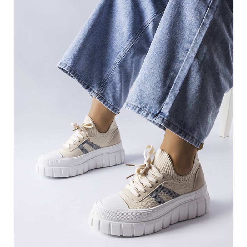 Bež tenisice s platformom iz Charpentiera 1