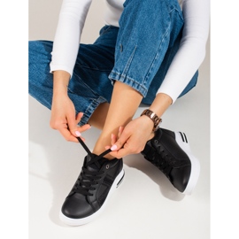 Bijele tenisice sa skrivenim klinom iz Sheloveta crna 1