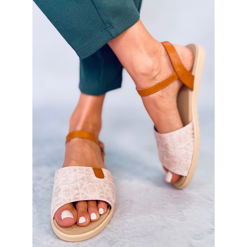 BM Barnes Champagne ženske sandale ružičasta 1