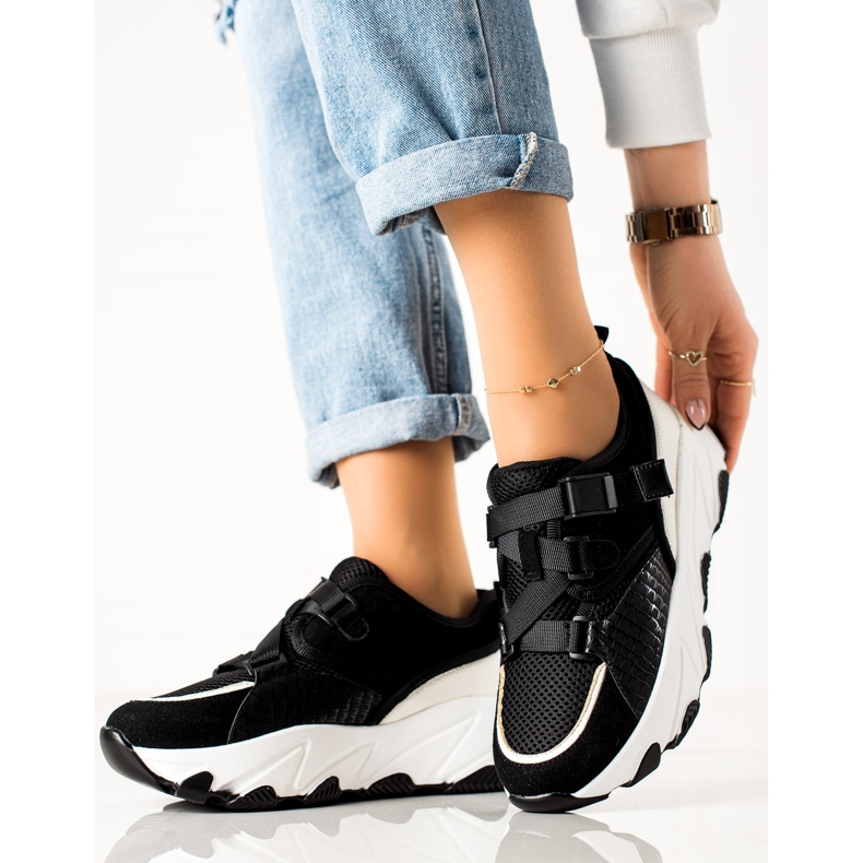 W. Potocki Tenisice s Potocki kopčom crna 1