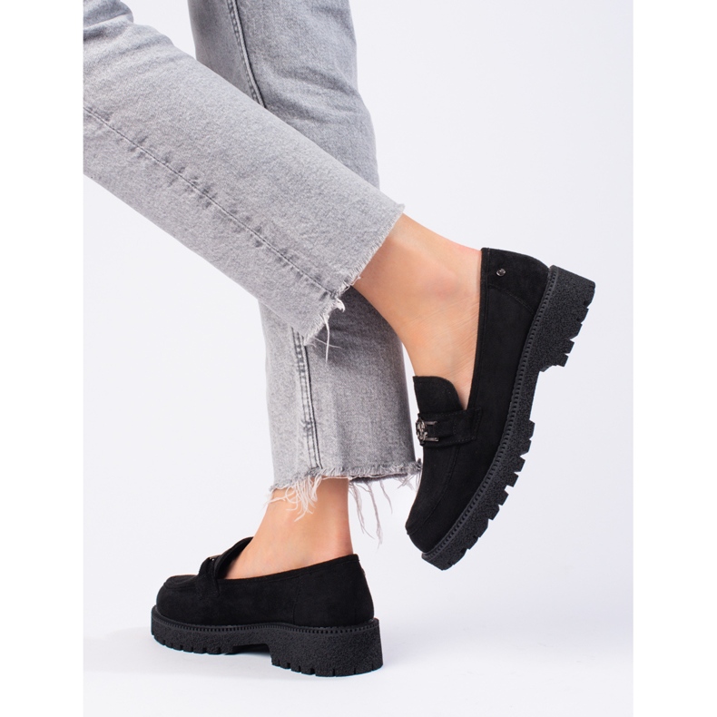 W. Potocki Ženske antilop mokasine Potocki crne crno 1