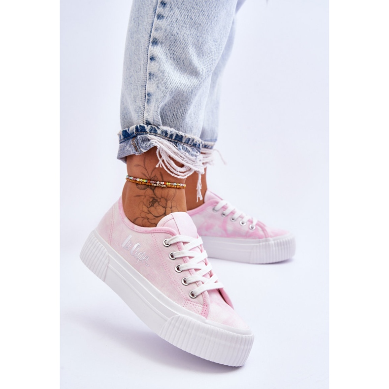 Tenisice s platformom Lee Cooper LCW-23-31-1781L Pink ružičasta 2