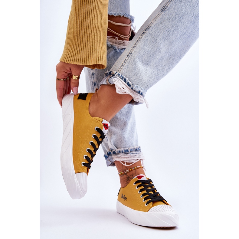 Lee Cooper LCW-23-44-1649L Ženske tenisice žute boje žuta boja 2