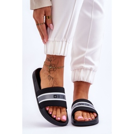 Lagane pjenaste papuče Big Star JJ274648 crne crno 1