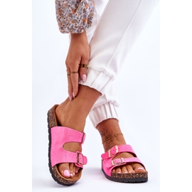 Ženske natikače od pluta Neon Pink Cortina ružičasta 2