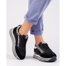 Crne tenisice na platformi Shelovet crna 2