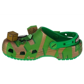 Crocs Elevated Minecraft Classic Clog Jr. 208473-90H zelena 1