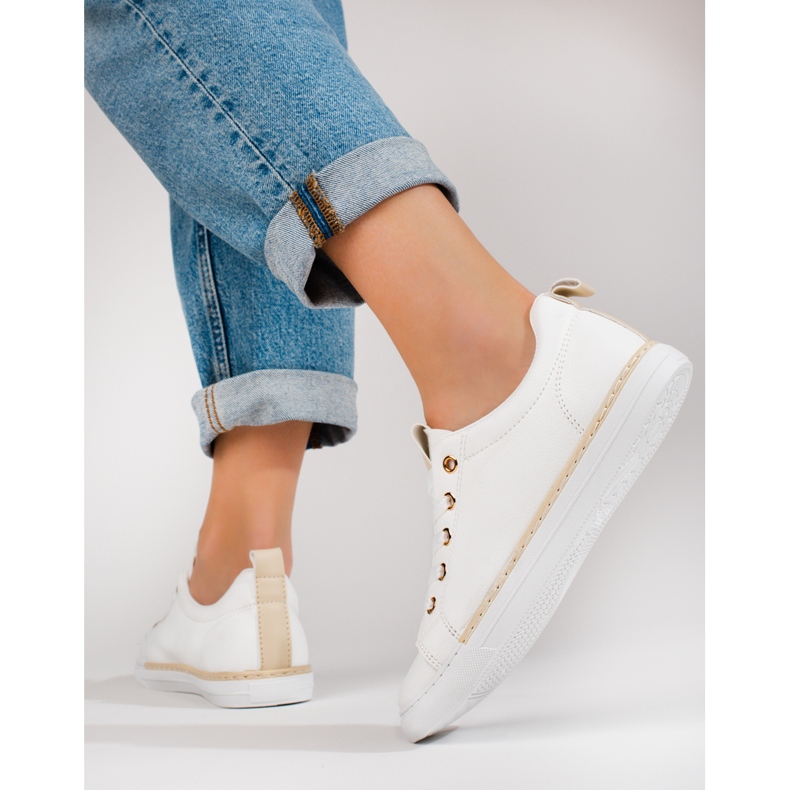 Shelovet bijele klasične ženske tenisice bijela 2