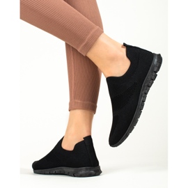 Shelovet crne sportske cipele od otvorene tkanine crna 1