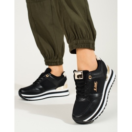 Shelovet tenisice s visokom platformom crne crna 1