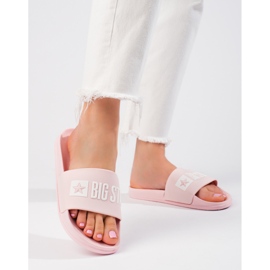 Klasične ženske ružičaste papuče Big Star FF274A201600 ružičasta 2