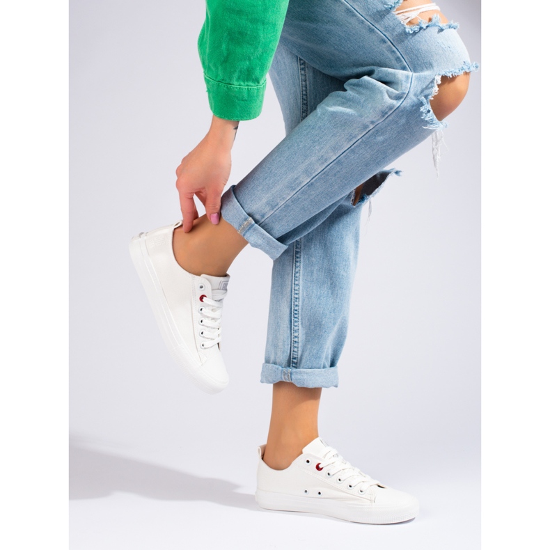 Big Star JJ274001 ženske bijele tenisice bijela 1