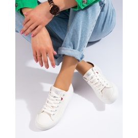 Big Star JJ274001 ženske bijele tenisice bijela 2