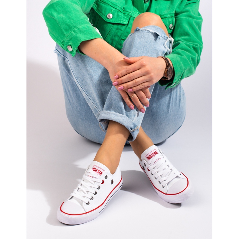 Big Star T274022101 bijele klasične tenisice bijela 1