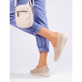 Svijetlo bež cipele na tanku tkaninu iz Sheloveta 2