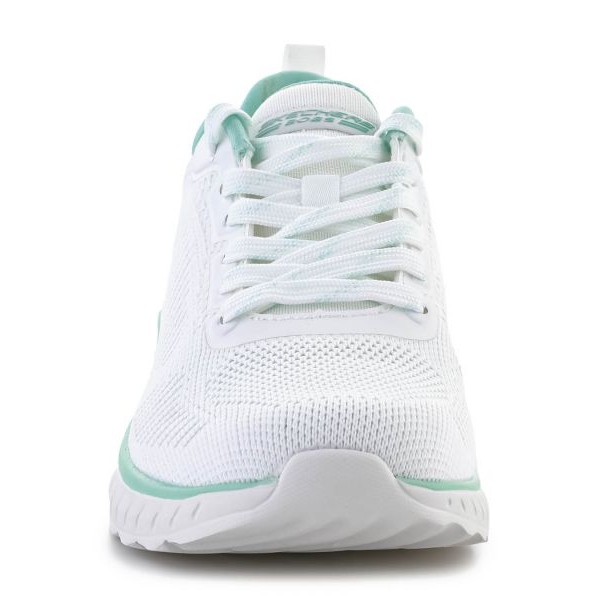 Skechers Bobs Squad Chaos Parallel Lines tenisice W 117212-OFWT bijela 1