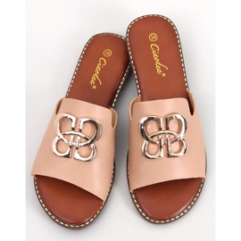 BM Ženske papuče Ebony Apricot bež 1