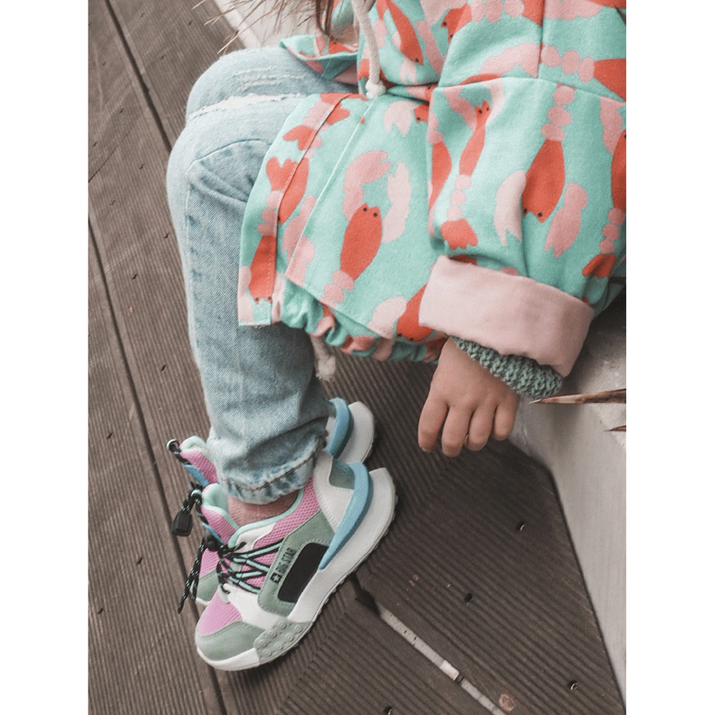 Dječja sportska obuća Memory Foam System Big Star LL374219 Pink-Green ružičasta 1