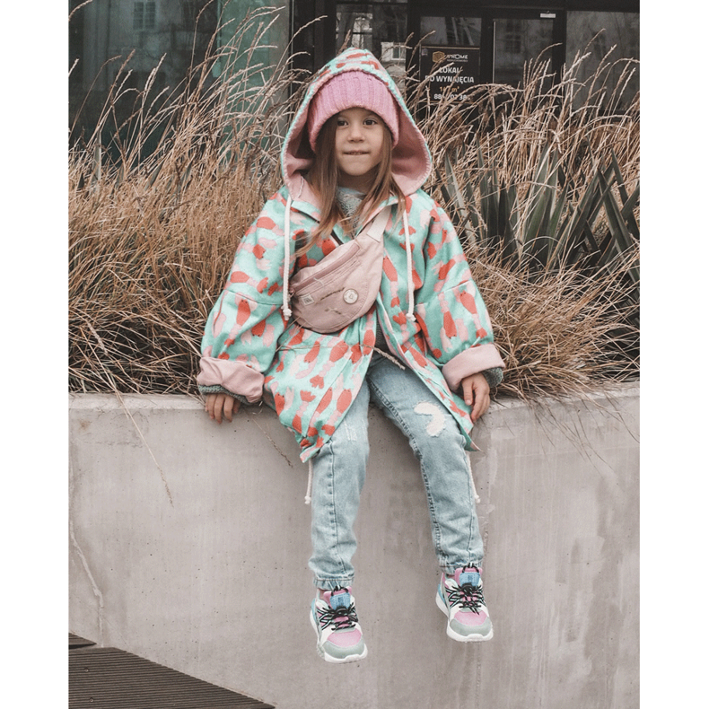 Dječja sportska obuća Memory Foam System Big Star LL374219 Pink-Green ružičasta 2