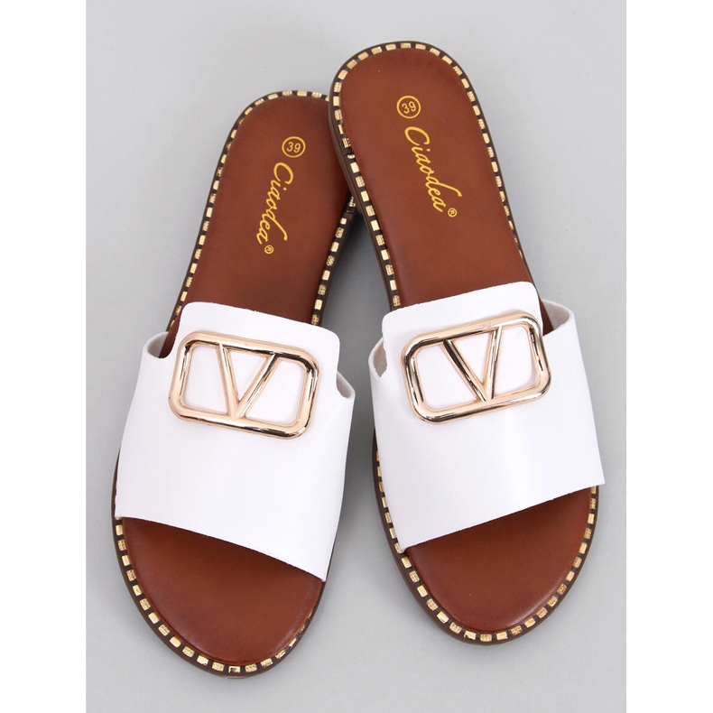 BM Ženske papuče Tonya White bijela 1