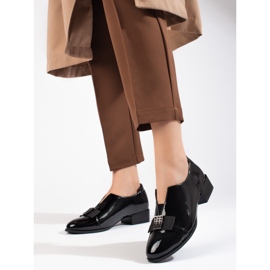 W. Potocki Lakirane elegantne cipele na visoku petu Potocki crne crna 1