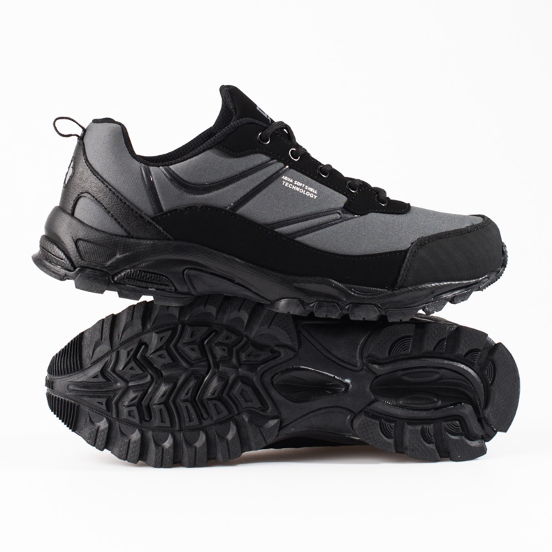 Muške smeđe DK trekking sportske cipele crna 1