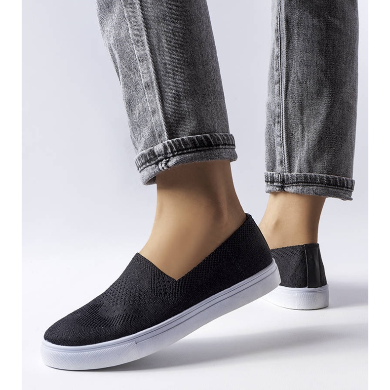 PA1 Crne slip-on tenisice iz D'Aubignéa crna 2