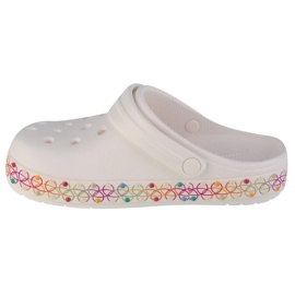 Crocs Crocband rastezljiva ogrlica 208269-94S japanke bijela 1
