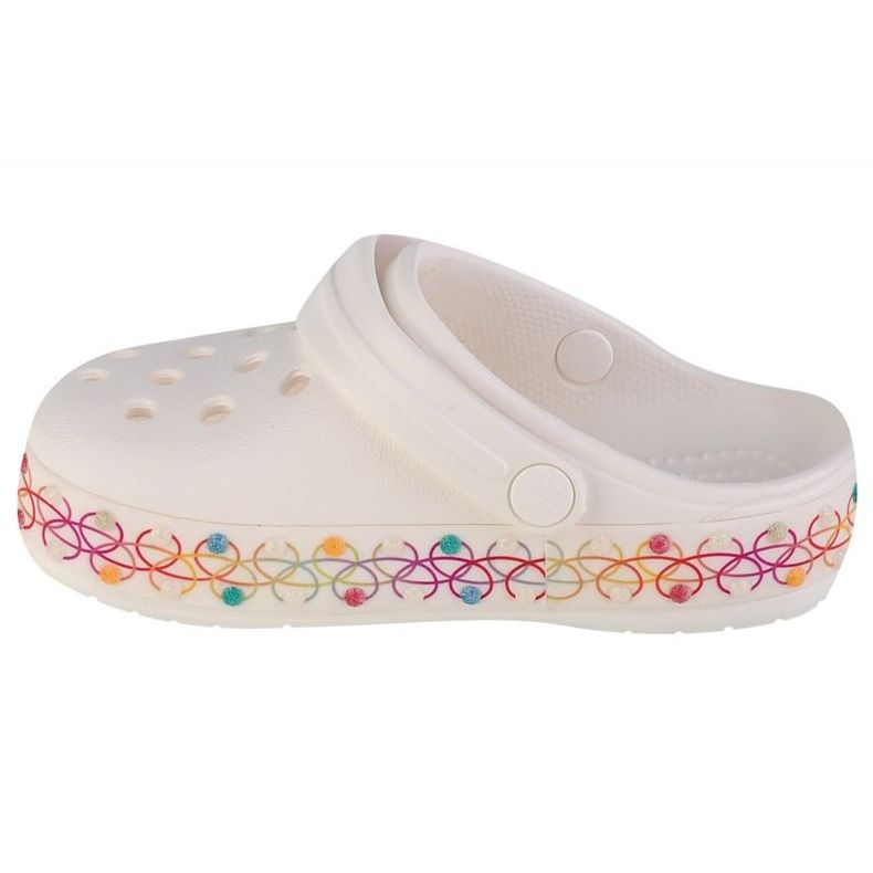 Slides Crocs Crocband rastezljiva ogrlica Jr 208270-94S bijela 1