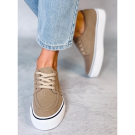 Ženske tenisice Ming Khaki bež 2