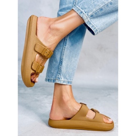 Aryn kaki gumeni tobogani smeđa 2