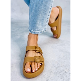 Aryn kaki gumeni tobogani smeđa 1