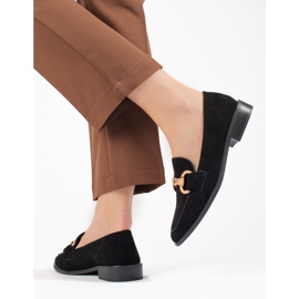 Seastar Ženske Shelovet mokasine od antilop crne boje crno 2