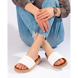 Ženske espadrile na debelom potplatu Vinceza bijele boje bijela 1