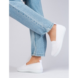 Ženske tekstilne slip-on tenisice Shelovet bijele bijela 2