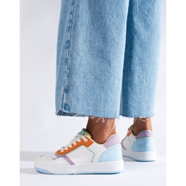 Shelovet višebojne sportske cipele za žene bijela 1