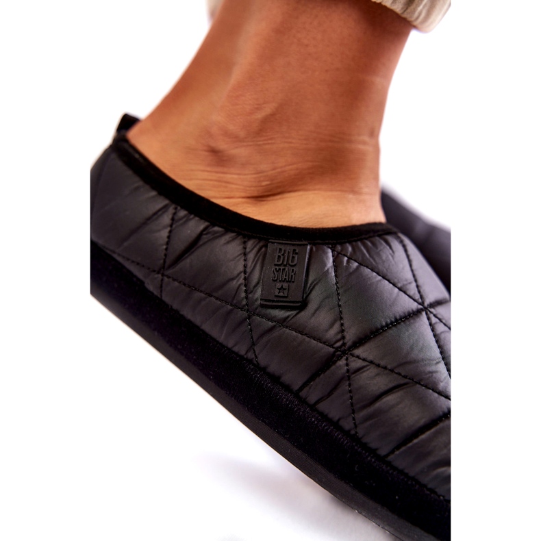 Ženske izolirane papuče Big Star KK274606 crne crna 2