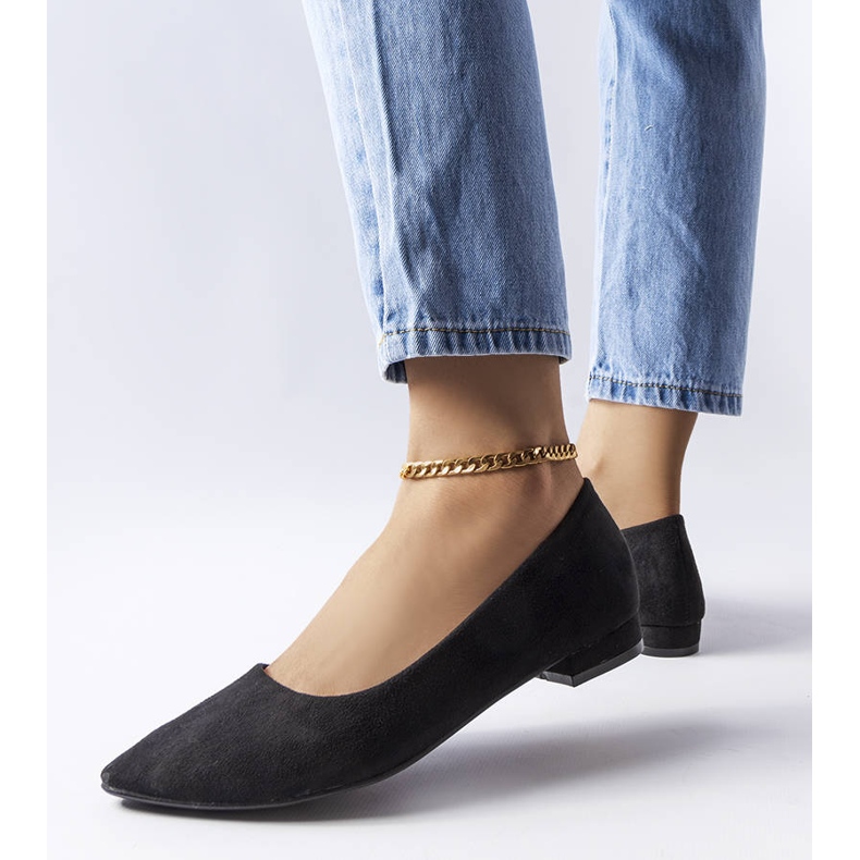 Crne balerinke na nisku petu iz Bérubéa crno 1