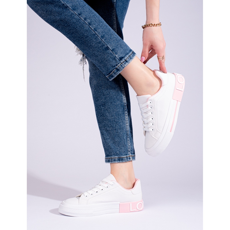 Shelovet klasične bijele sportske cipele bijela 1