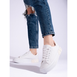 Shelovet klasične bijele sportske cipele bijela 1