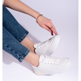 Shelovet klasične bijele sportske cipele bijela 2