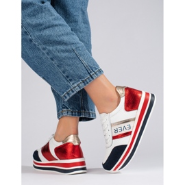 Tenisice Shelovet s debelim đonom, bijela i tamnoplava 2