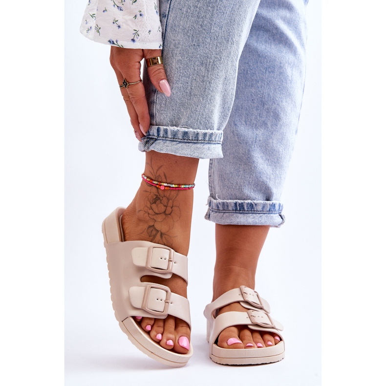 PS1 Ženske Vertigo bež papuče s platformom 1